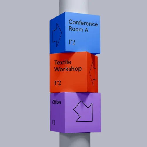 Office Wayfinding signage for office interir in greater noida 